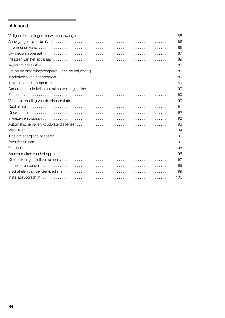 Siemens KA58NA45 User Manual | Page 84 / 263