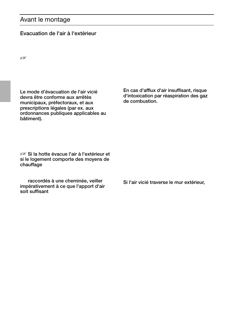 Avant le montage | Siemens LC457CA60 User Manual | Page 14 / 76