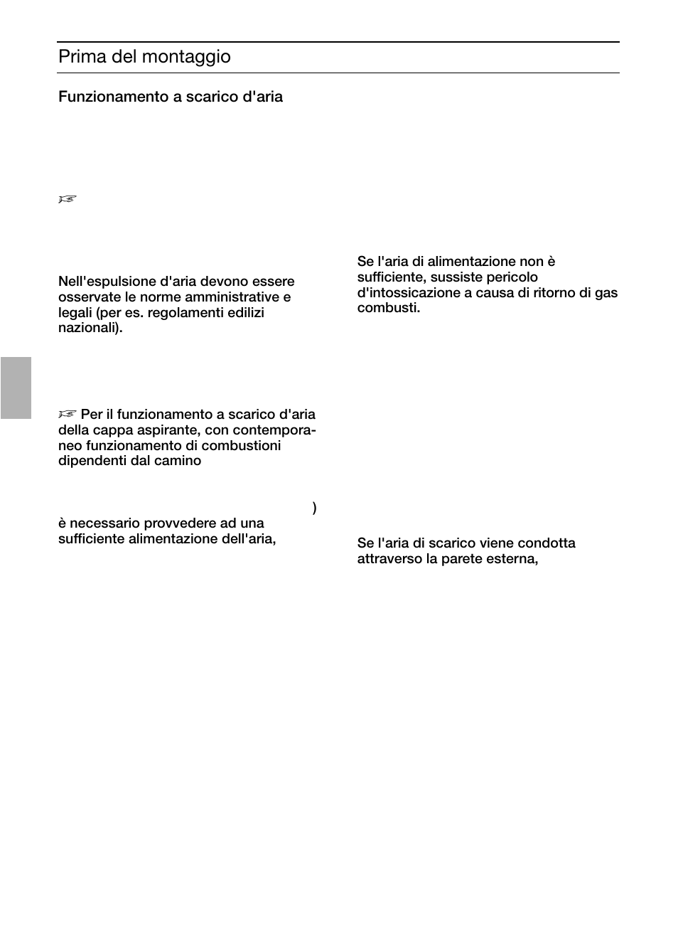 Prima del montaggio | Siemens LC457CA60 User Manual | Page 24 / 76