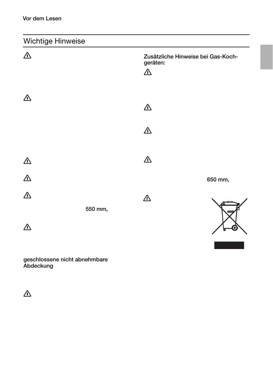 Wichtige hinweise | Siemens LC457CA60 User Manual | Page 3 / 76