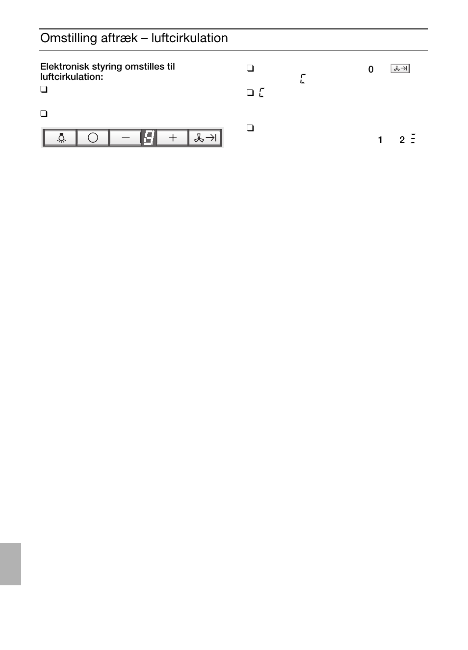 Omstilling aftræk – luftcirkulation | Siemens LC457CA60 User Manual | Page 62 / 76