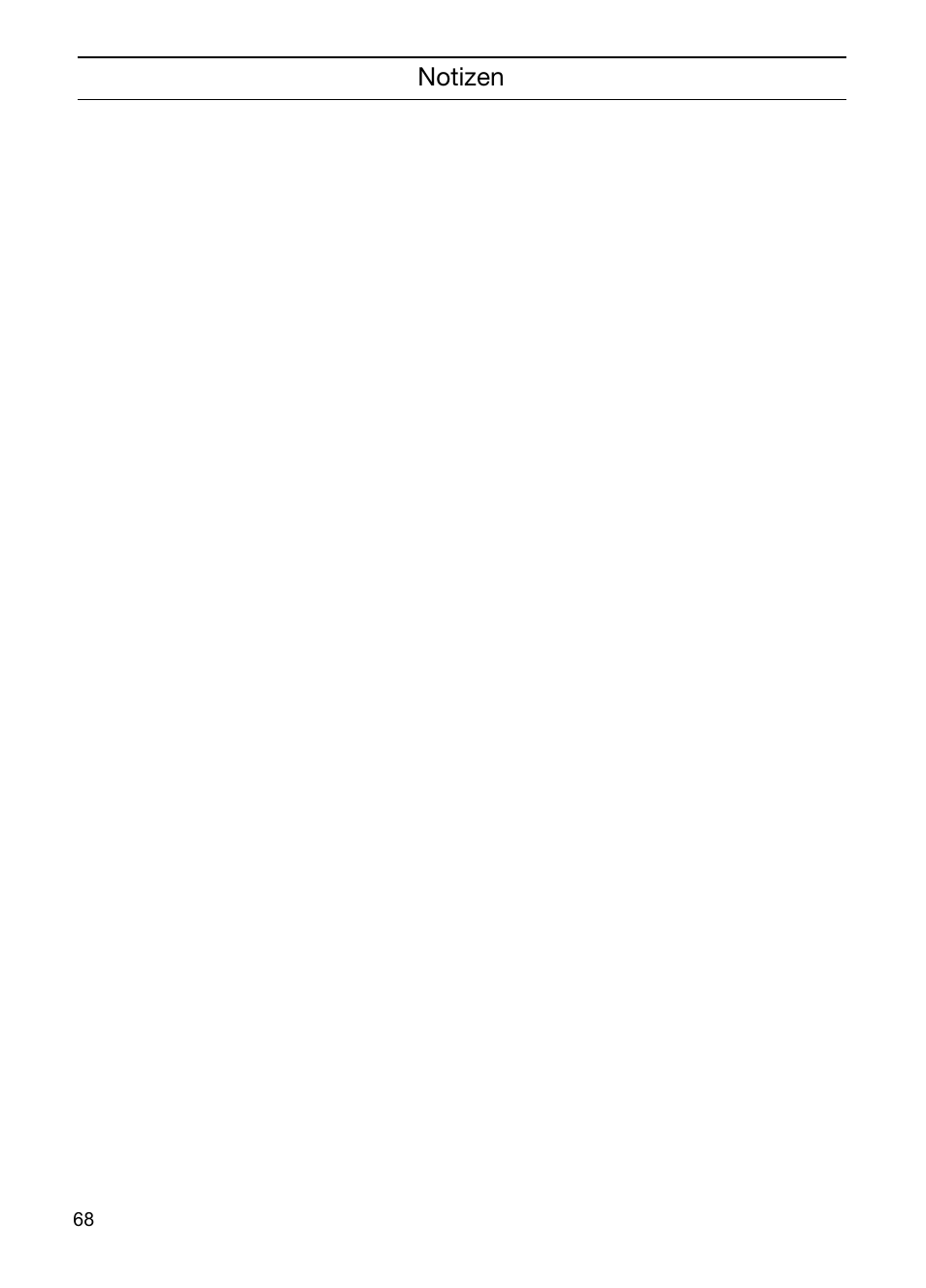 Notizen | Siemens LC457CA60 User Manual | Page 68 / 76