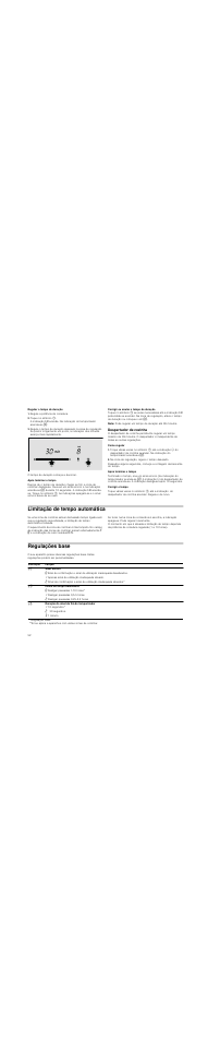 Regular o tempo de duração, Regule a potência de cozedura, Toque no símbolo 0 | Após terminar o tempo, Corrigir ou anular o tempo de duração, Nota, Despertador de cozinha, Como regular, Na zona de regulação, regule o tempo desejado, Corrigir o tempo | Siemens ET375MF11E User Manual | Page 52 / 56