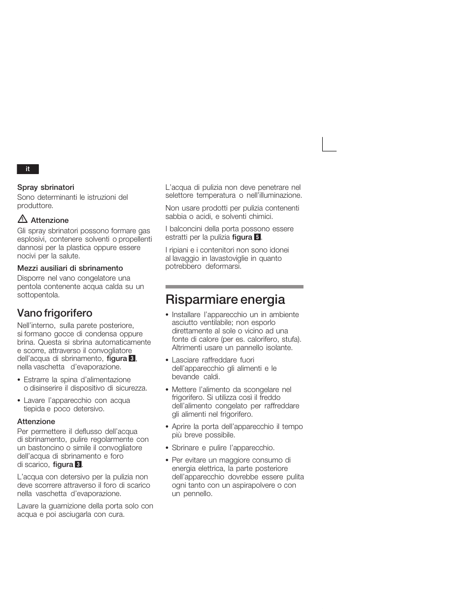 Risparmiare energia, Vano frigorifero | Siemens KI34VV21FF User Manual | Page 46 / 64