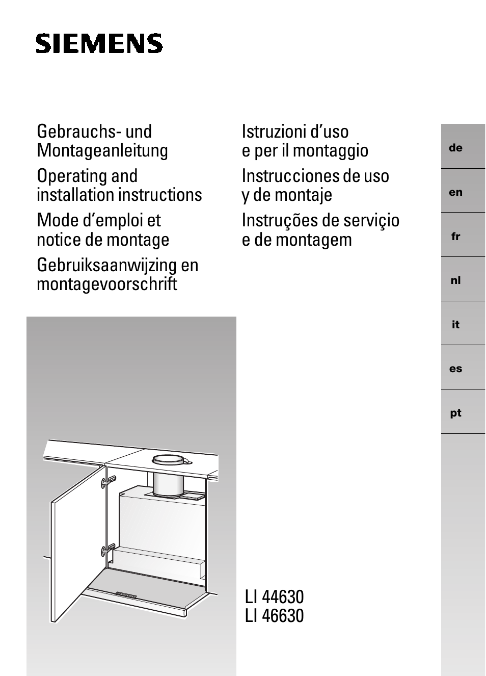 Siemens LI44630 User Manual | 100 pages
