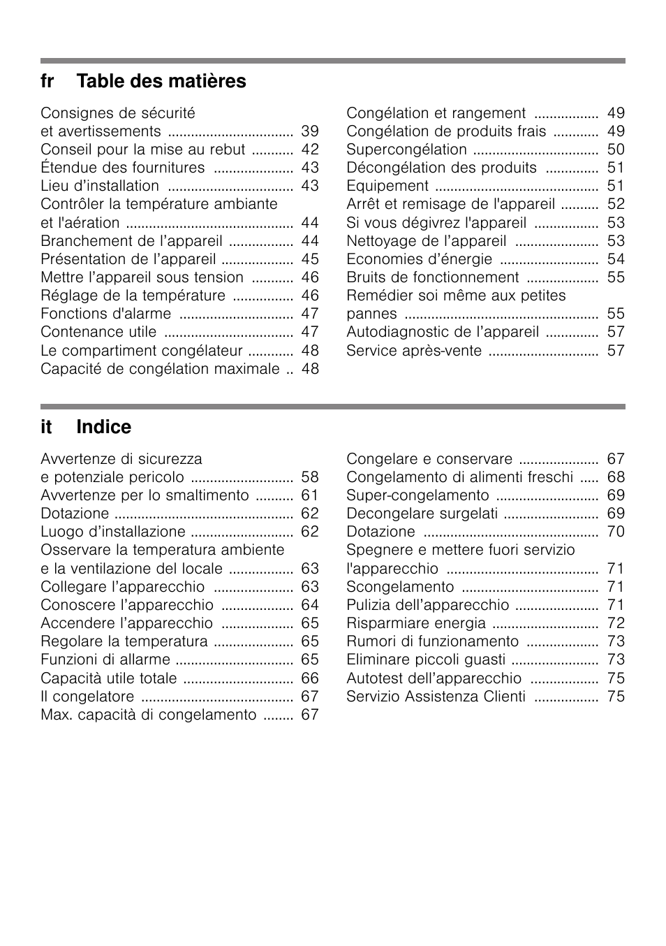 Siemens GS29NVW30 User Manual | Page 3 / 97