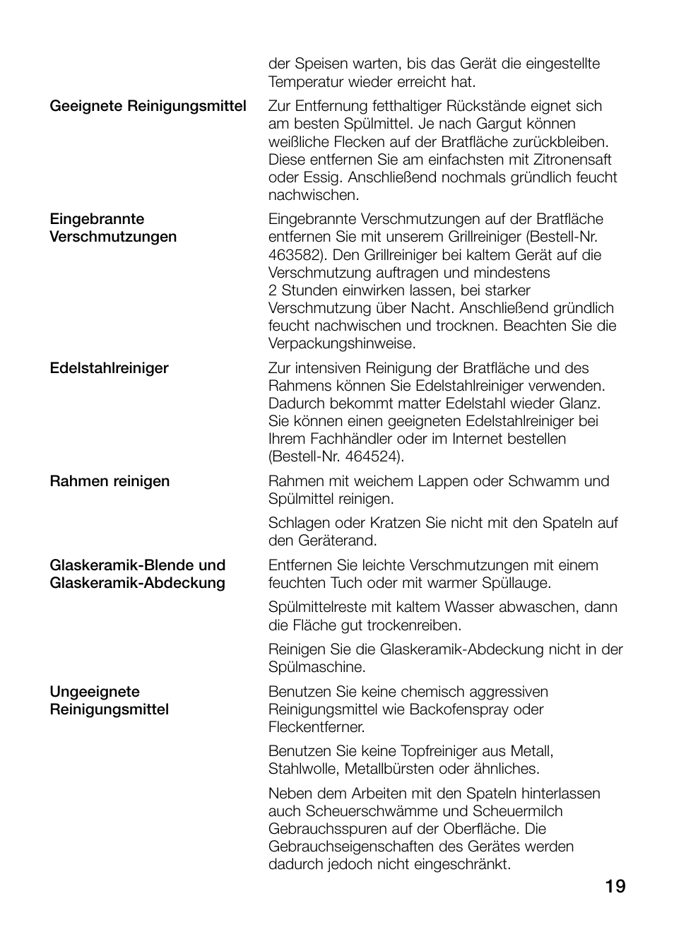 Siemens ET475MY11E User Manual | Page 19 / 84