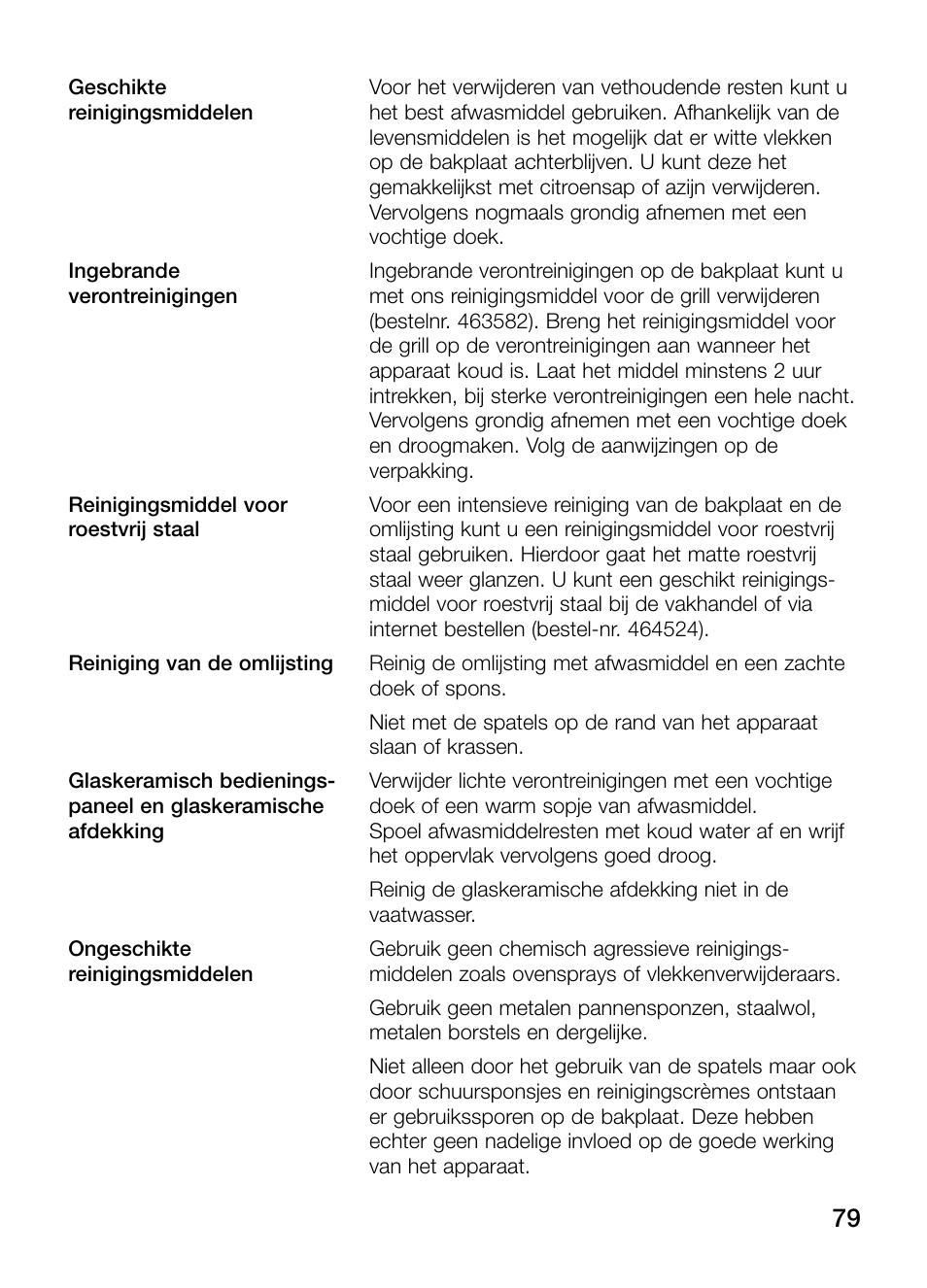 Siemens ET475MY11E User Manual | Page 79 / 84
