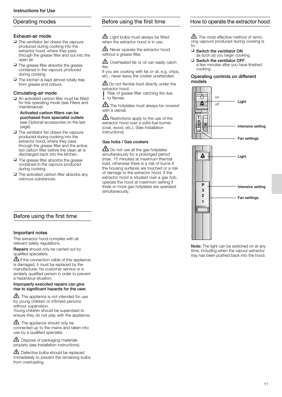 Siemens LB75564 User Manual | Page 11 / 64