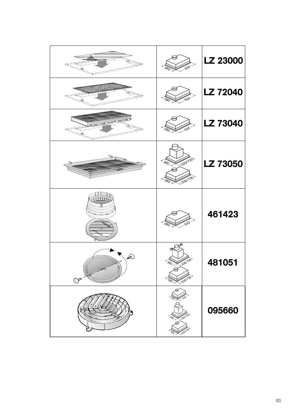 Siemens LB75564 User Manual | Page 63 / 64