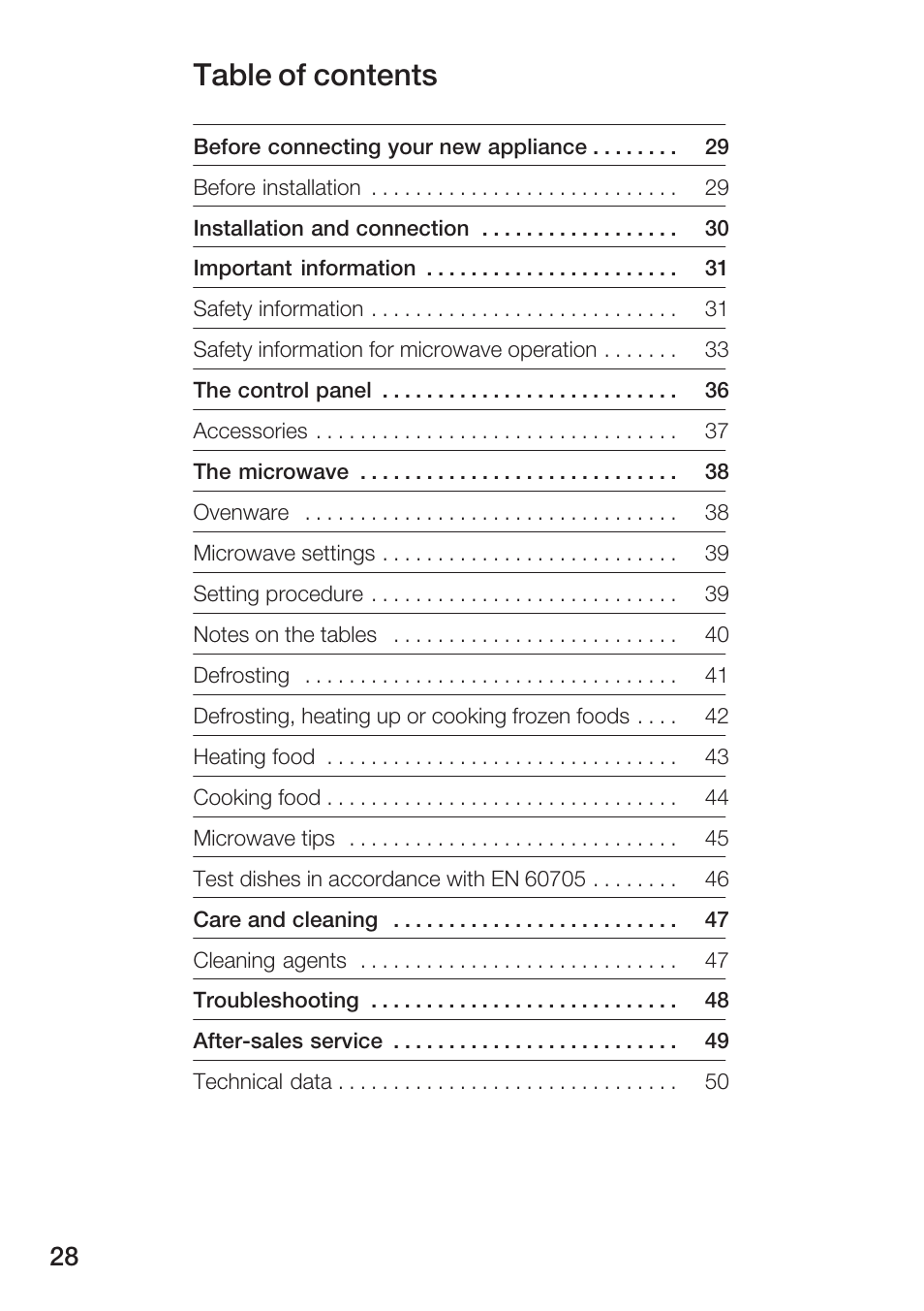 Siemens HF12M240 User Manual | Page 28 / 132