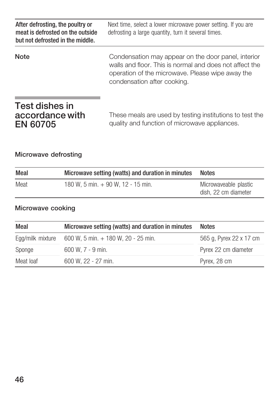 Siemens HF12M240 User Manual | Page 46 / 132