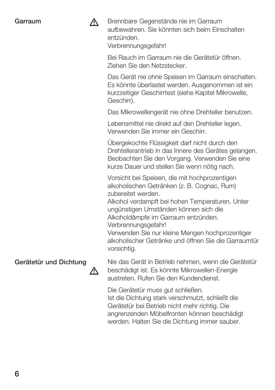 Siemens HF12M240 User Manual | Page 6 / 132