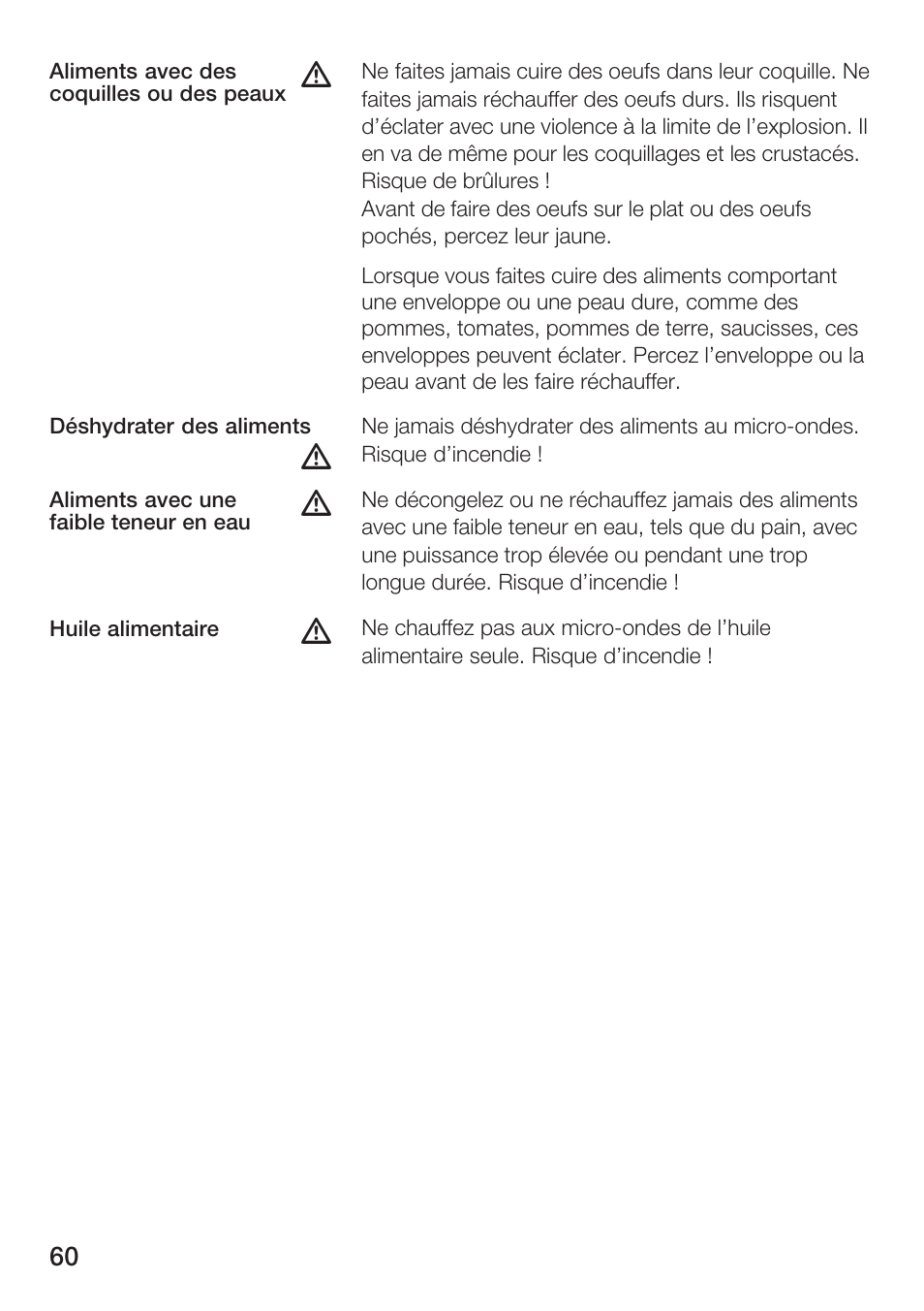 Siemens HF12M240 User Manual | Page 60 / 132