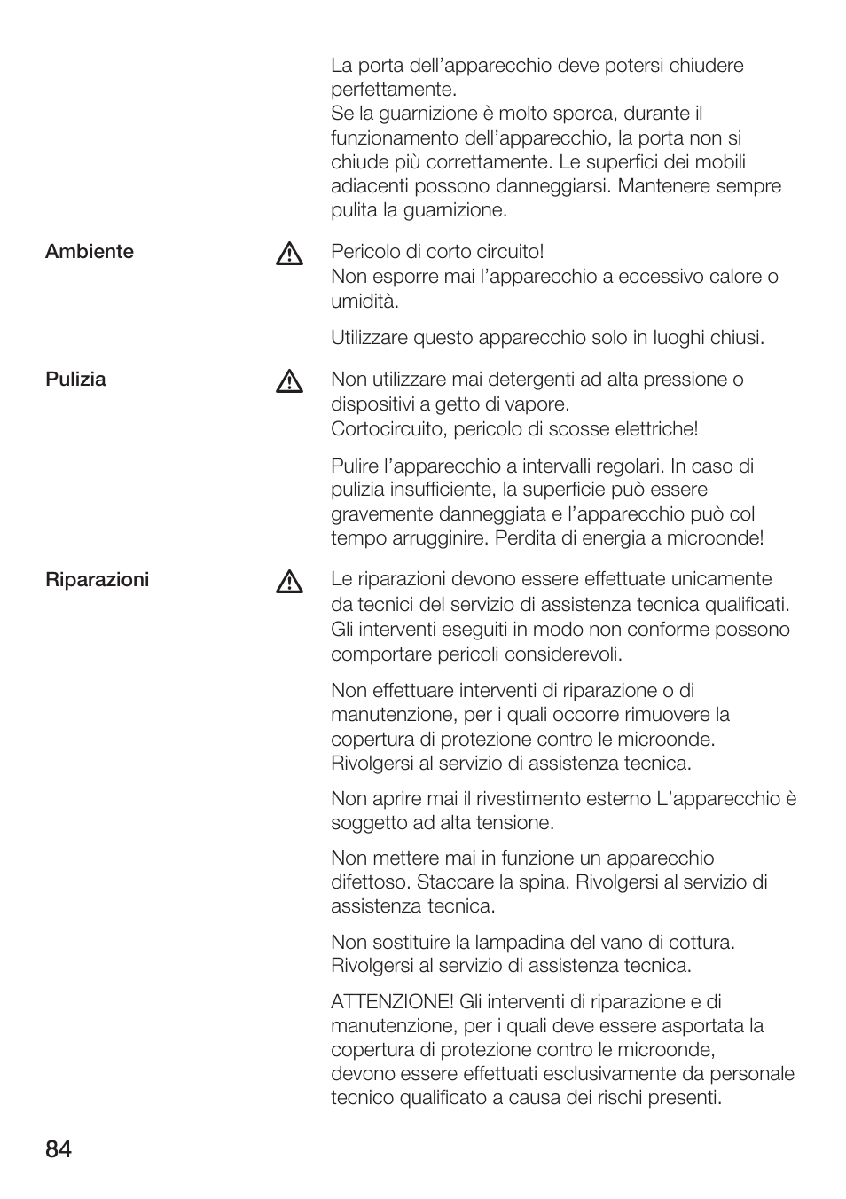 Siemens HF12M240 User Manual | Page 84 / 132