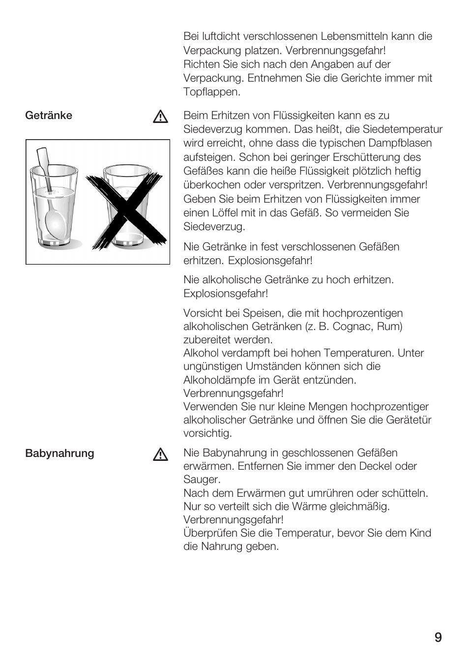 Siemens HF12M240 User Manual | Page 9 / 132