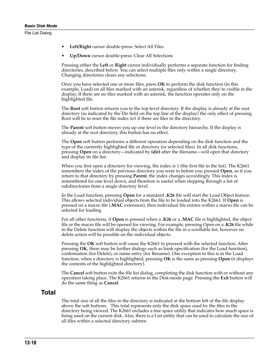 Total | ALESIS K2661 User Manual | Page 160 / 286