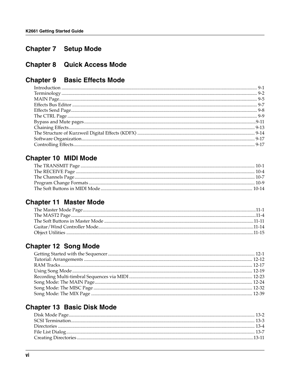 ALESIS K2661 User Manual | Page 6 / 286