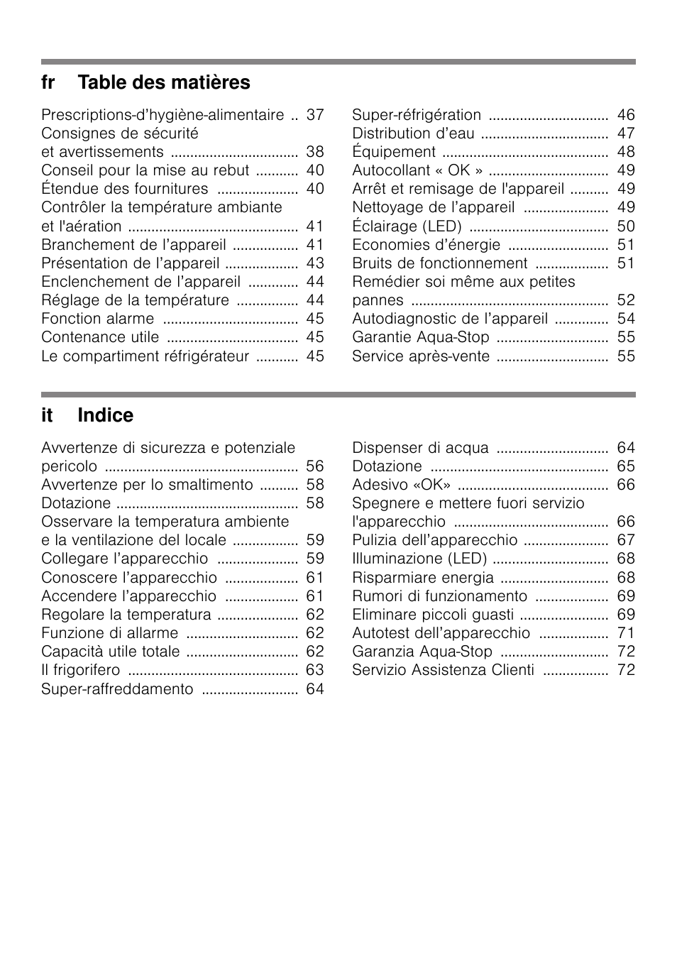 Siemens KS36WPI30 User Manual | Page 3 / 94