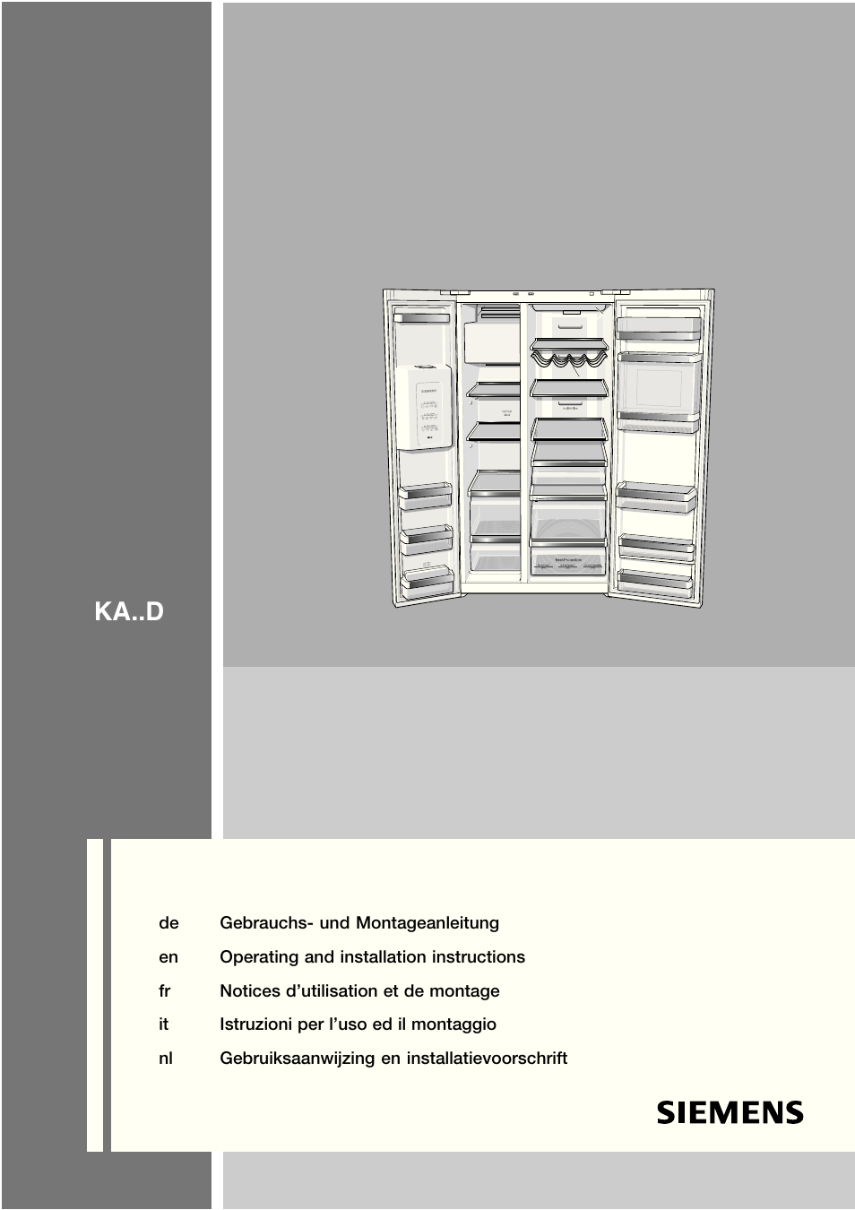 Siemens KA62DP91 User Manual | 115 pages