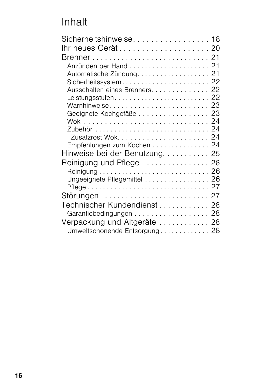 Inhalt | Siemens ER326AB70E User Manual | Page 15 / 105