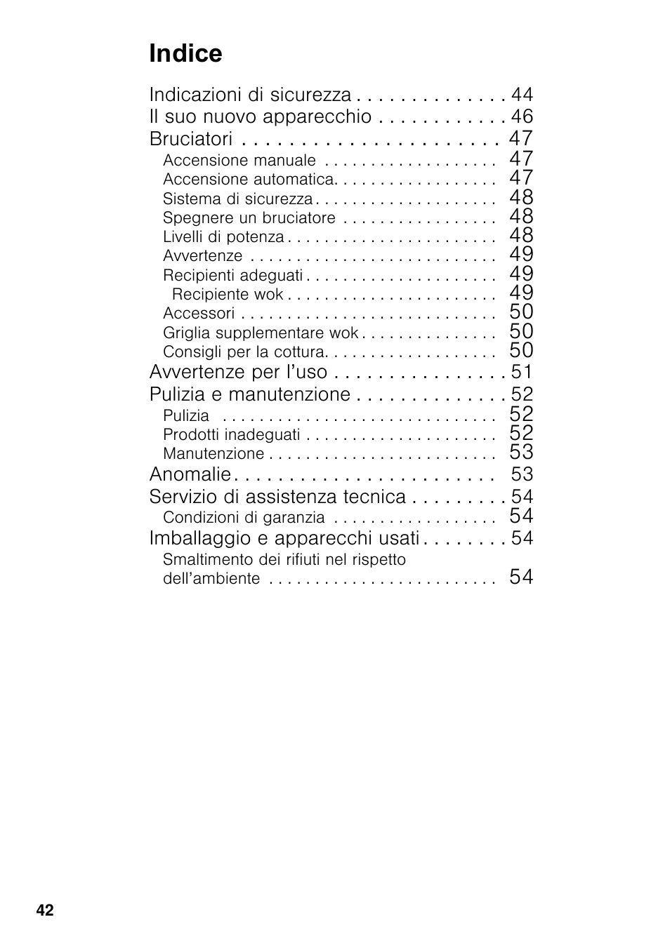 Indice | Siemens ER326AB70E User Manual | Page 41 / 105