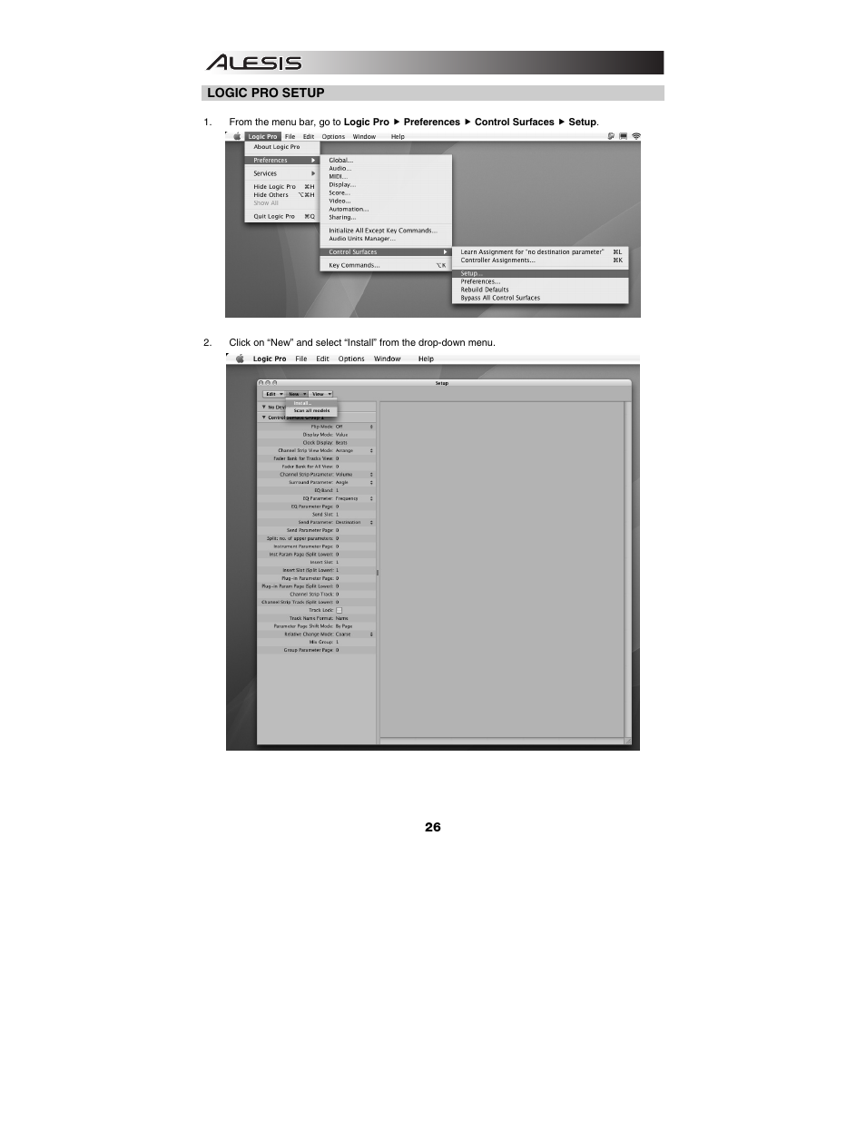 ALESIS Studio Interface MasterControl User Manual | Page 28 / 56