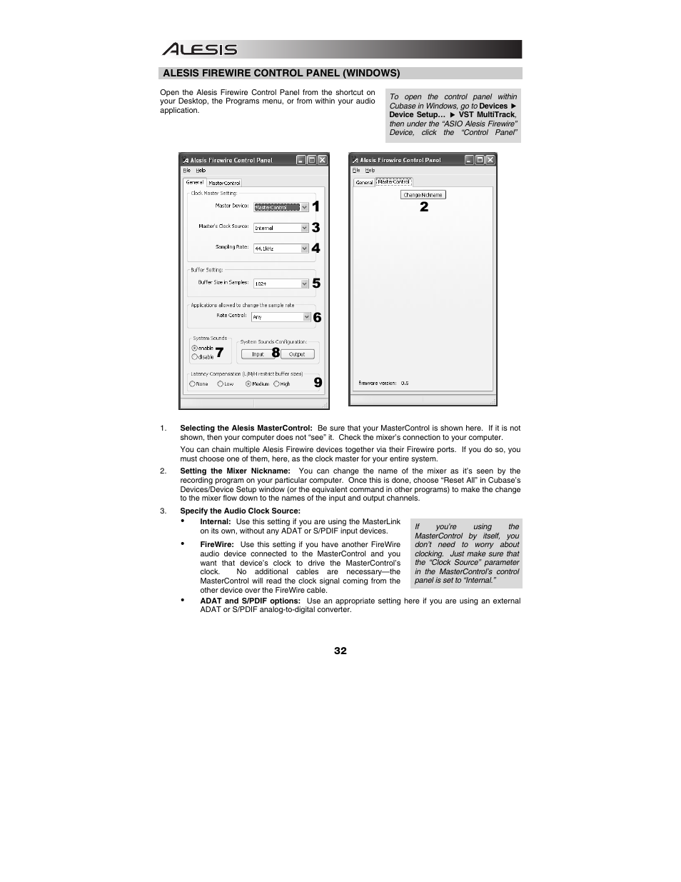 ALESIS Studio Interface MasterControl User Manual | Page 34 / 56