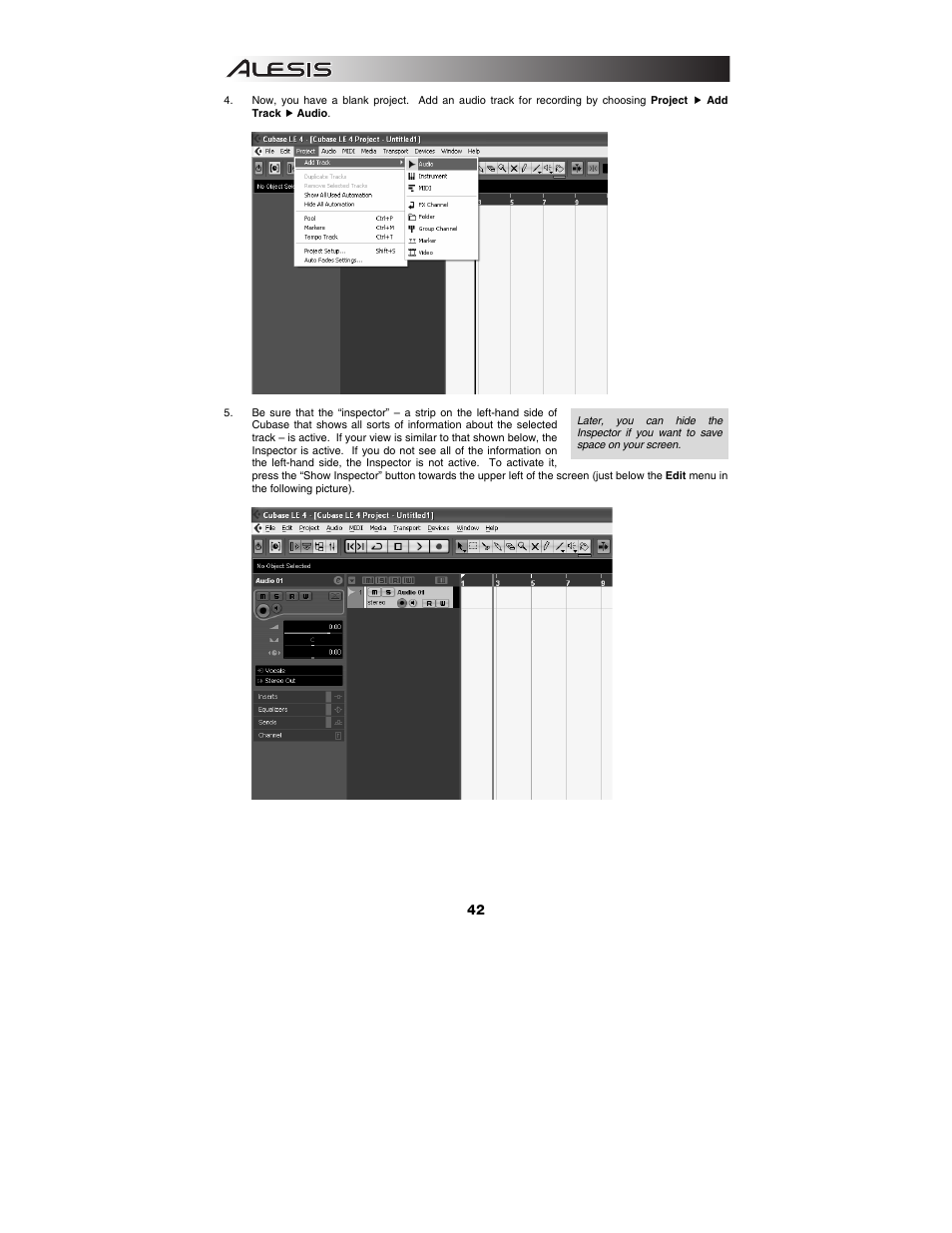 ALESIS Studio Interface MasterControl User Manual | Page 44 / 56