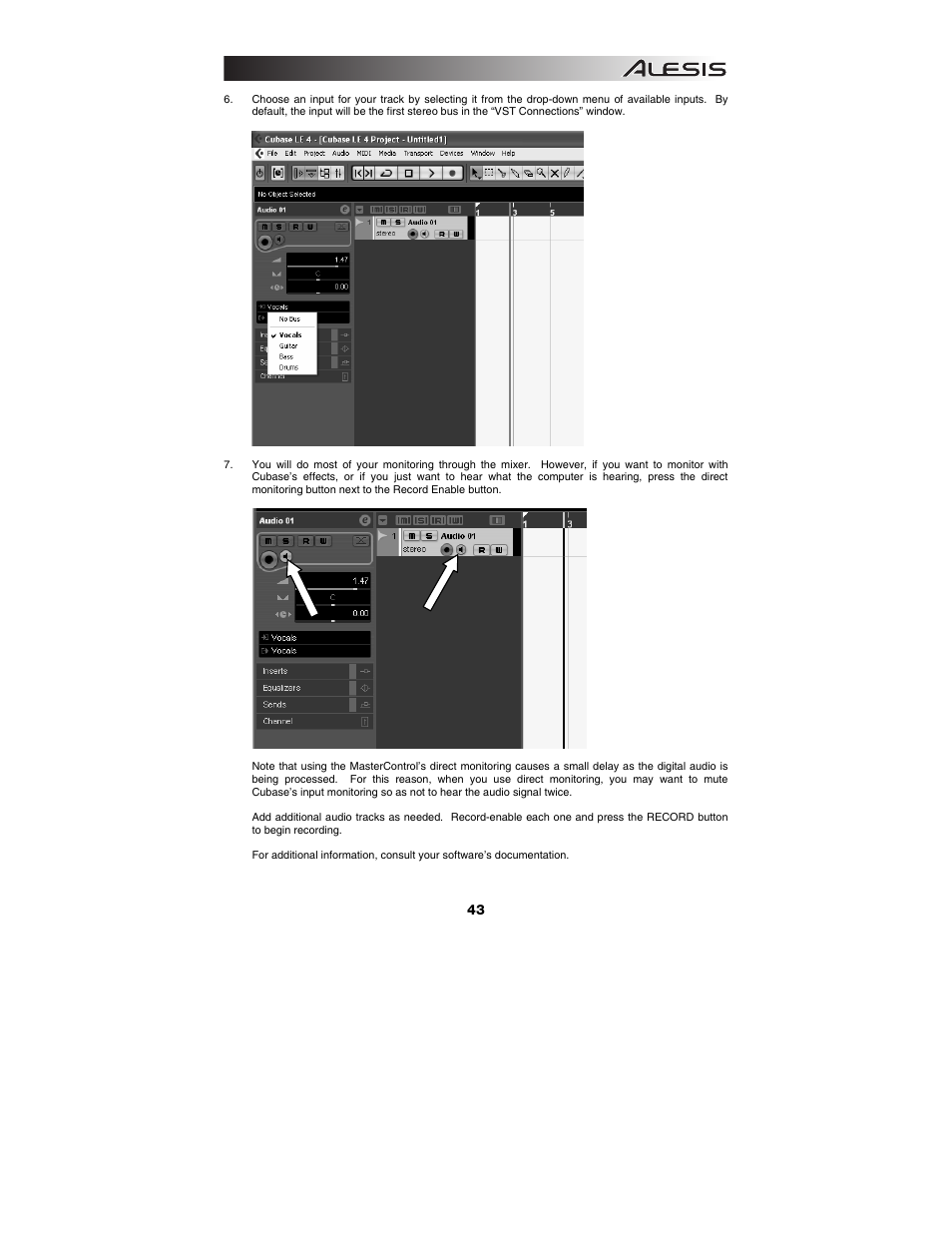 ALESIS Studio Interface MasterControl User Manual | Page 45 / 56