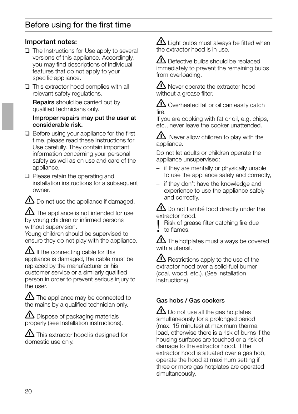 Siemens LI48632 User Manual | Page 20 / 116