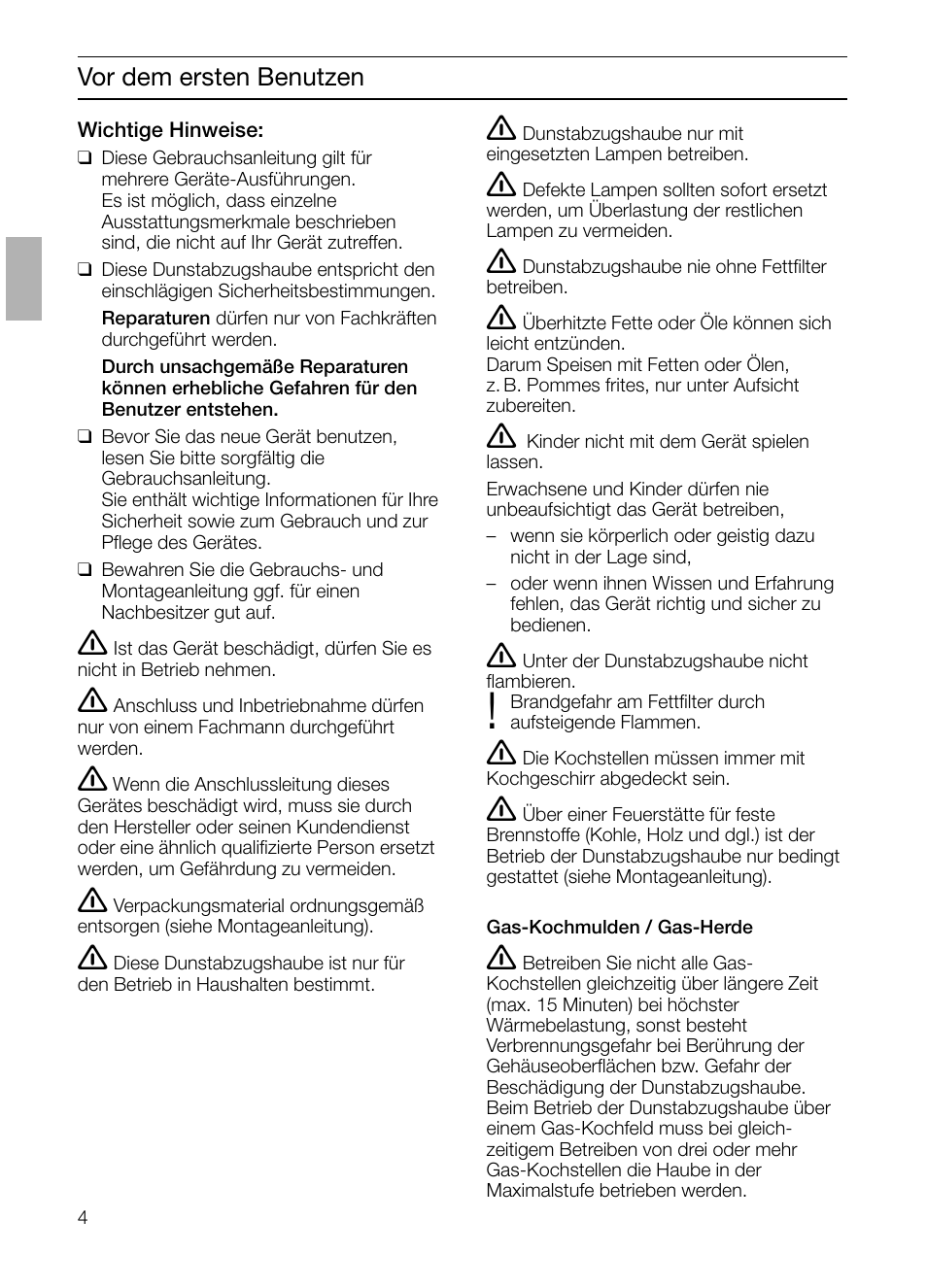 Siemens LI48632 User Manual | Page 4 / 116