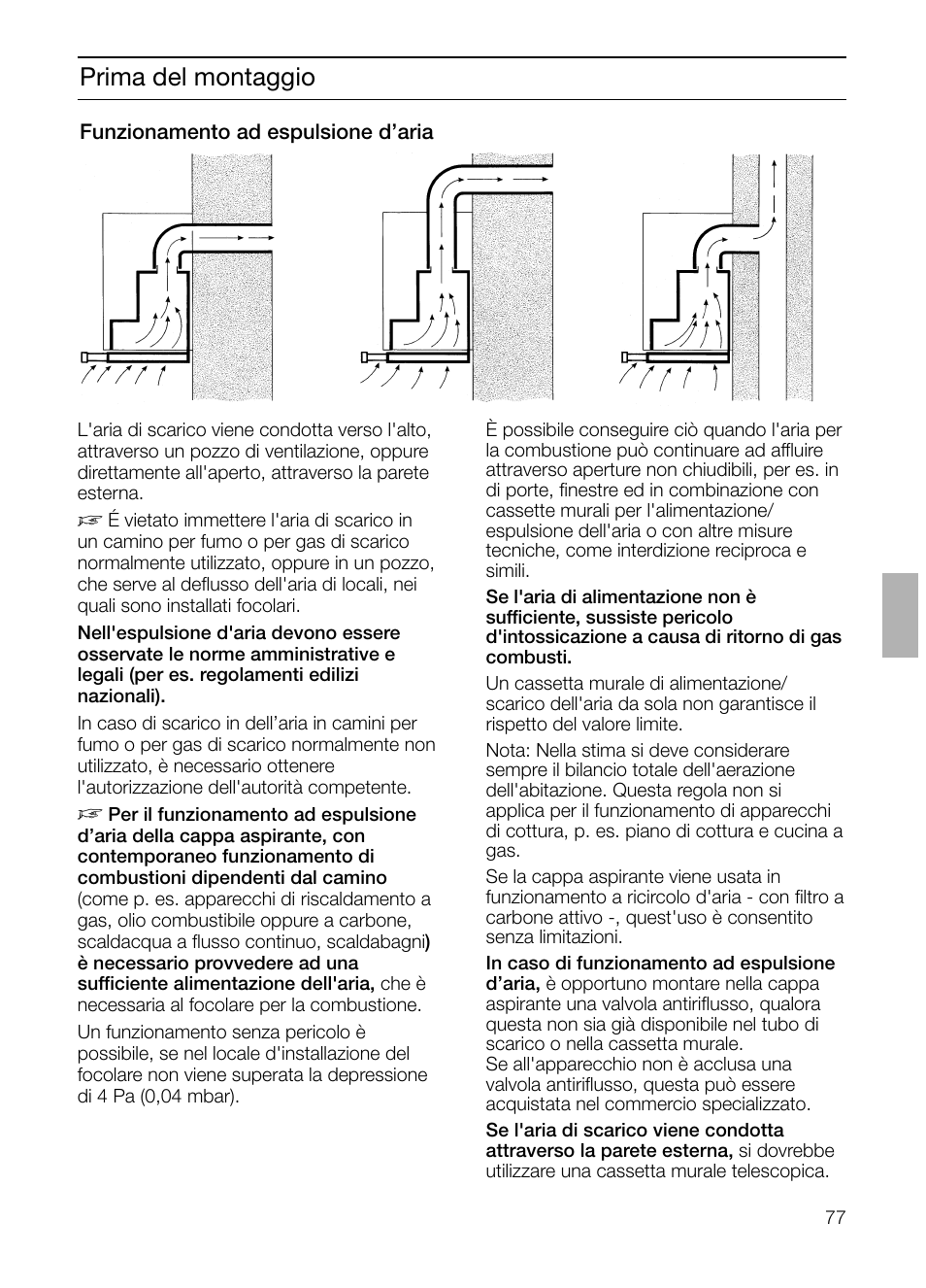 Prima del montaggio | Siemens LI48632 User Manual | Page 77 / 116