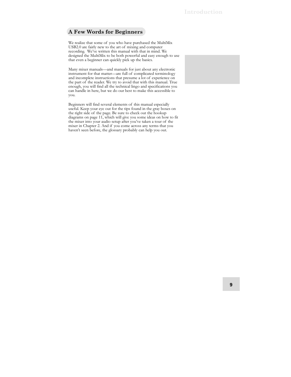 ALESIS MULTIMIX 16 User Manual | Page 11 / 60