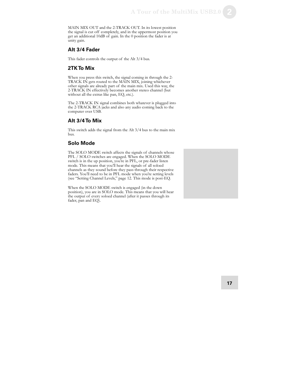 ALESIS MULTIMIX 16 User Manual | Page 19 / 60