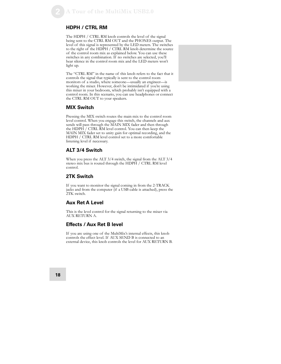 ALESIS MULTIMIX 16 User Manual | Page 20 / 60