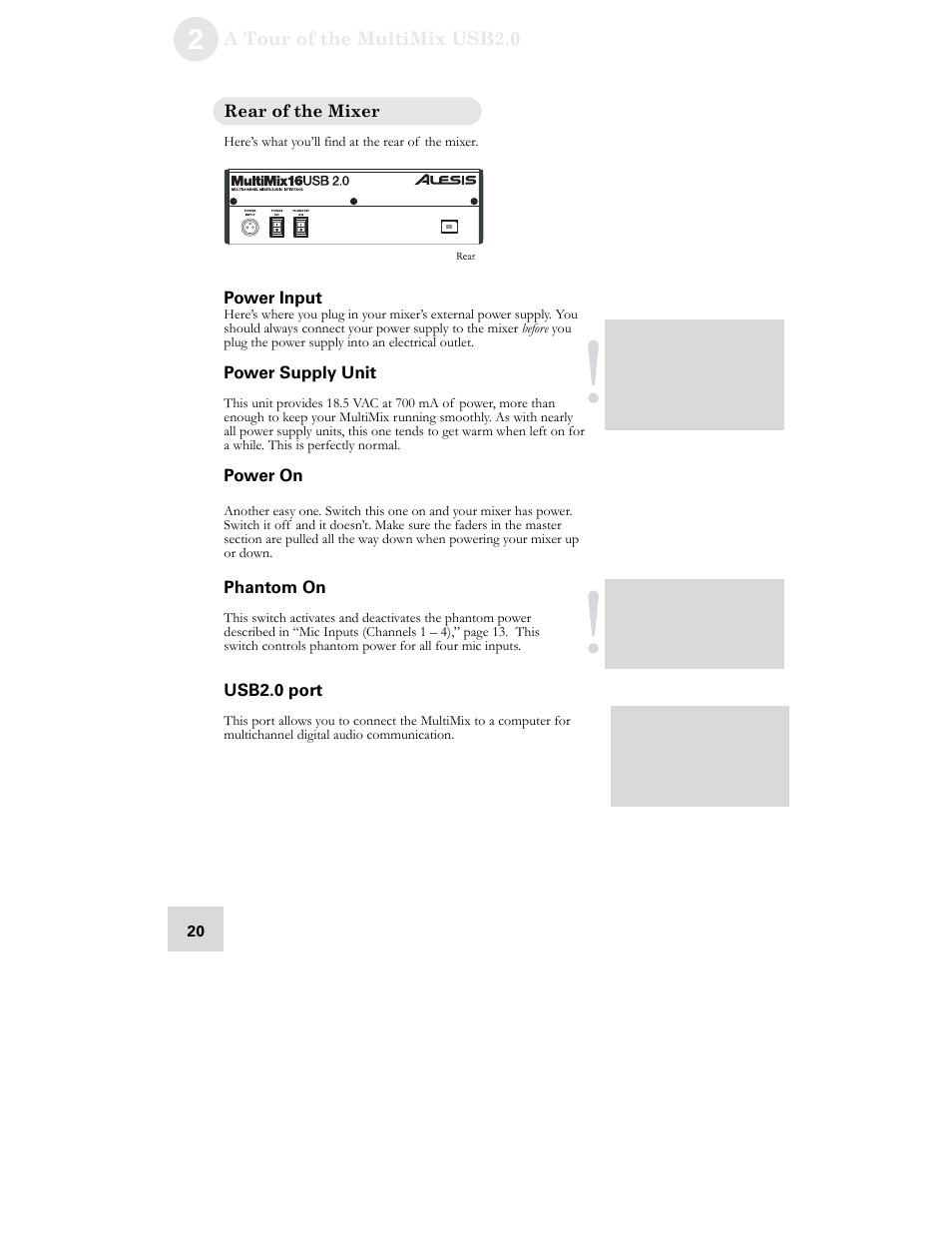ALESIS MULTIMIX 16 User Manual | Page 22 / 60