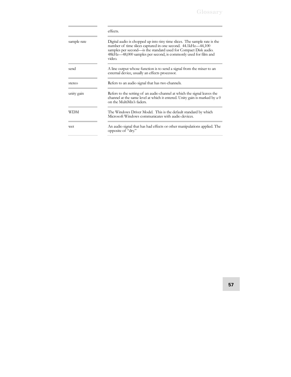 ALESIS MULTIMIX 16 User Manual | Page 59 / 60