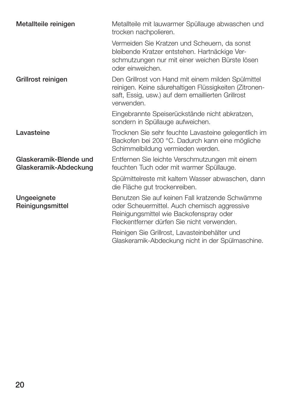 Siemens ET475MU11E User Manual | Page 20 / 128