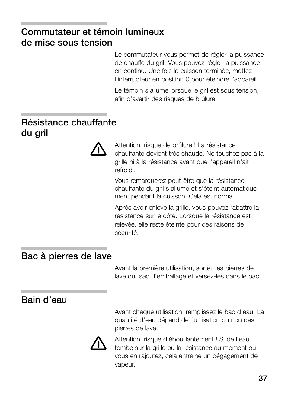 Siemens ET375GU11E User Manual | Page 37 / 120