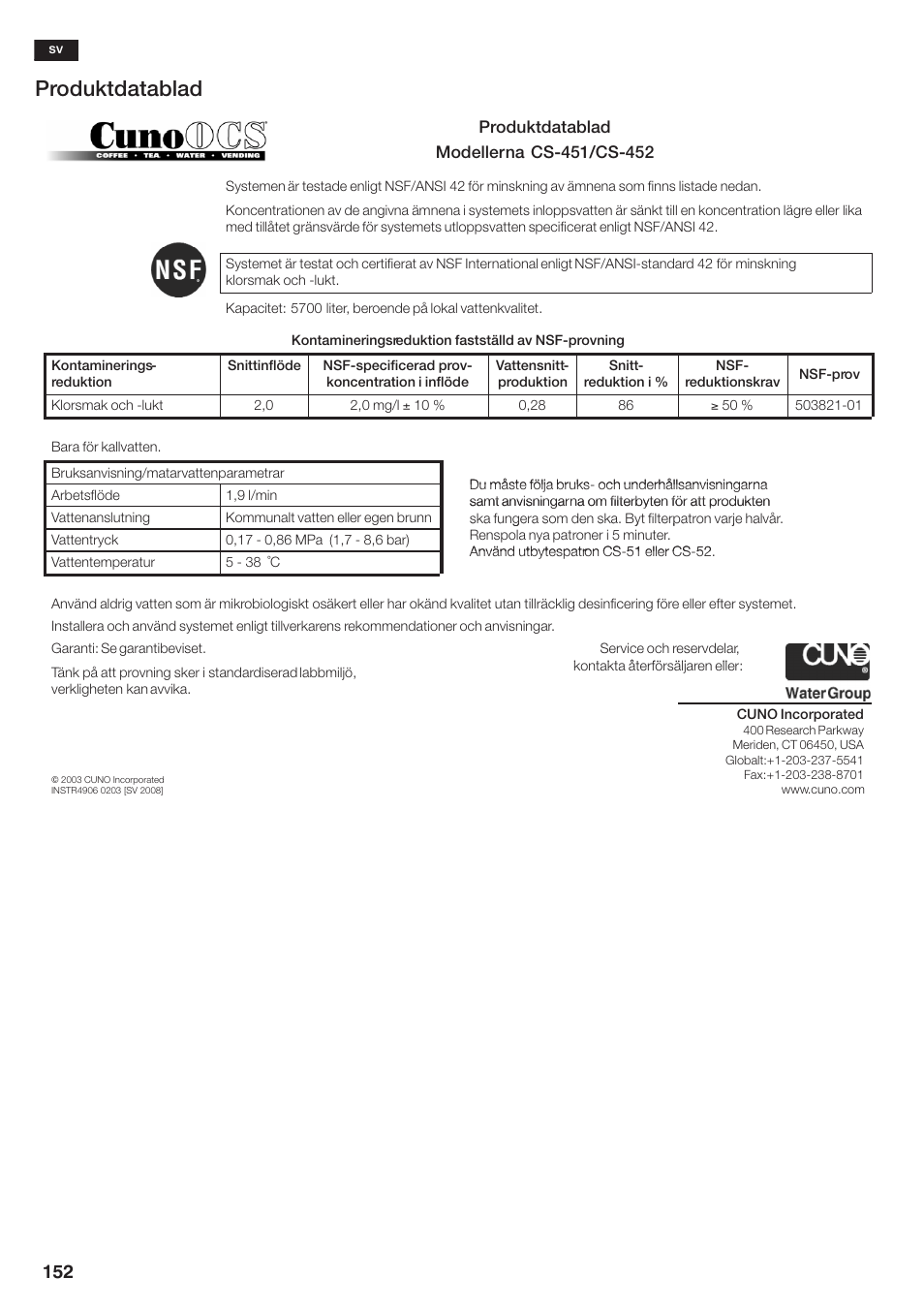 Produktdatablad | Siemens KA58NA45 User Manual | Page 152 / 264