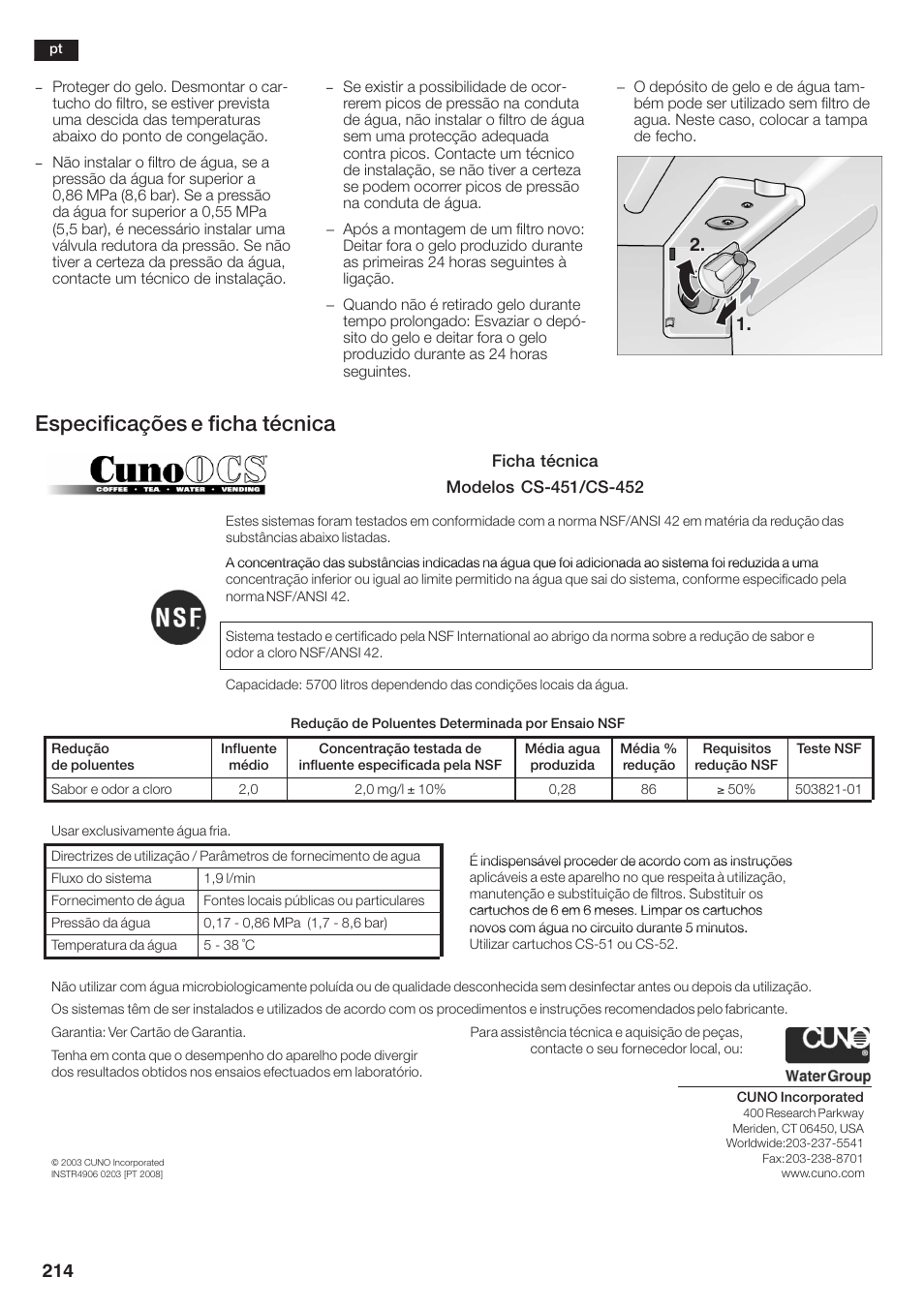 Especificações e ficha técnica | Siemens KA58NA45 User Manual | Page 214 / 264