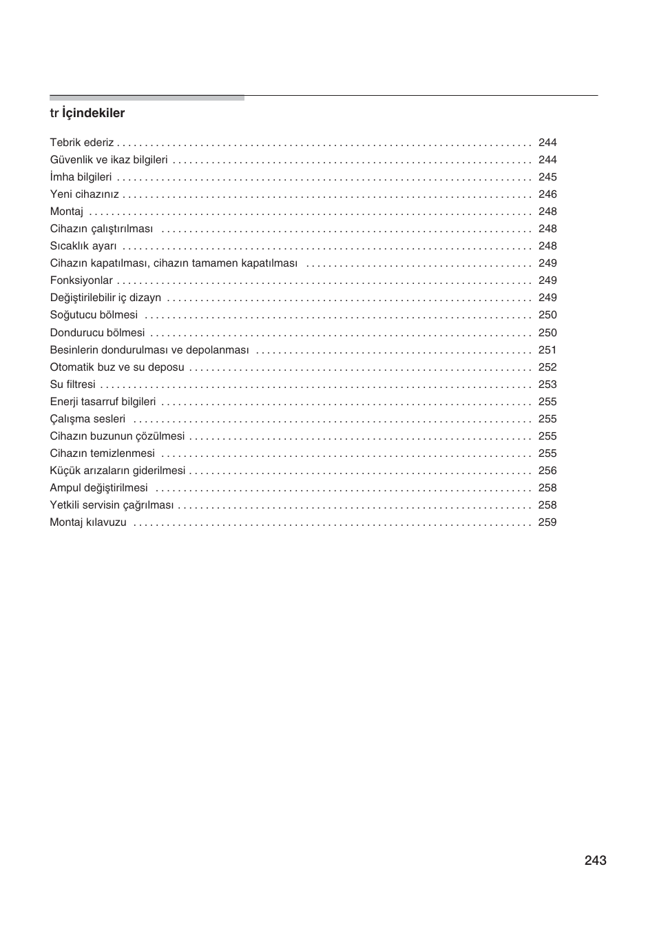 Siemens KA58NA45 User Manual | Page 243 / 264
