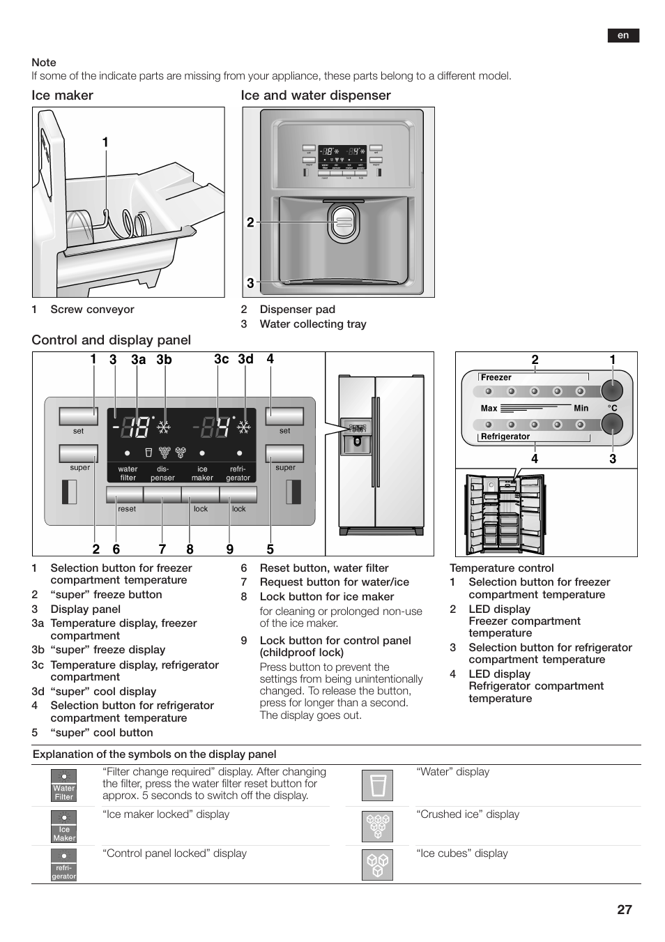 Siemens KA58NA45 User Manual | Page 27 / 264
