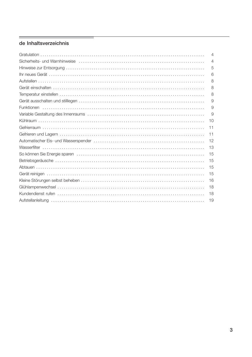 Siemens KA58NA45 User Manual | Page 3 / 264