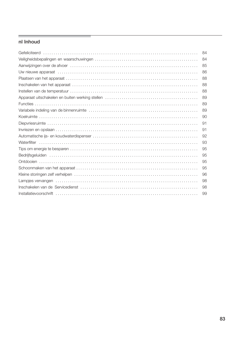 Siemens KA58NA45 User Manual | Page 83 / 264