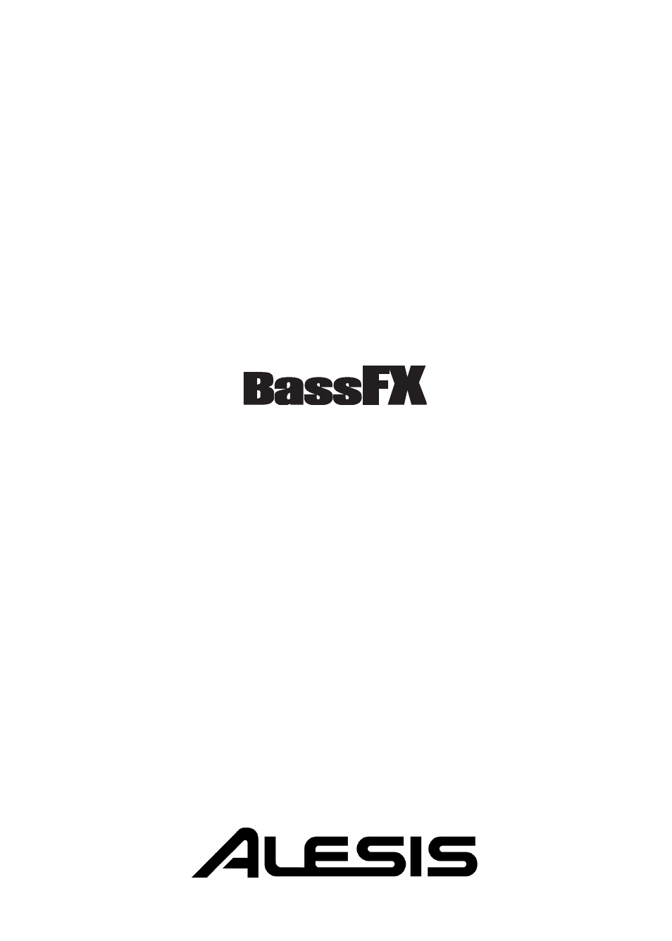 ALESIS BassFX User Manual | 40 pages