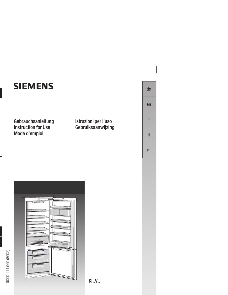 Siemens KI28VA20FF User Manual | 75 pages