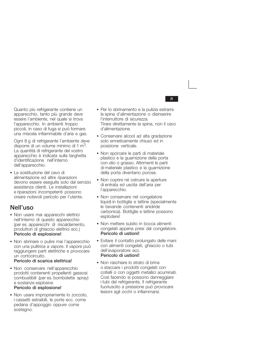 Nell'uso | Siemens KI28VA20FF User Manual | Page 45 / 75
