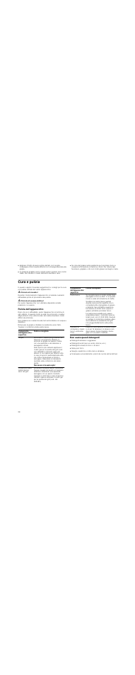 Cura e pulizia, M pericolo di incendio, M pericolo di scossa elettrica | Pulizia dell'apparecchio, Non usate questi detergenti | Siemens ET375GU11E User Manual | Page 28 / 36